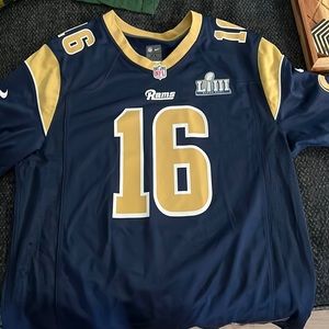 LA Rams Goff Super Bowl Jersey